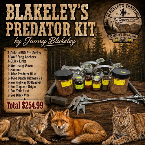 Trapping predator kit - trapping,